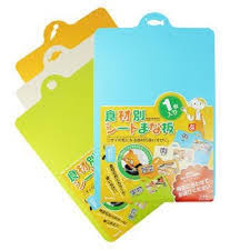 Set 4 thớt dẻo thái rau củ, thịt, cá