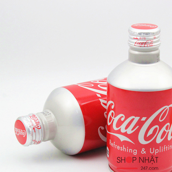 Cocacola chai nhôm nắp vặn 300ml