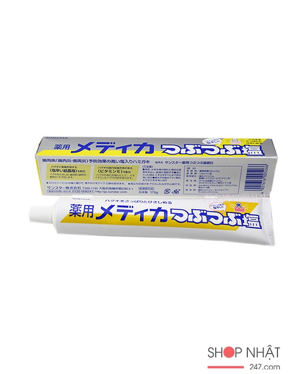Kem đánh răng muối làm trắng ngừa sâu răng Sunstar 170g nội địa Nhật Bản