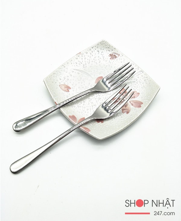Set 2 dĩa inox Twins cỡ lớn Sanada nội địa Nhật Bản
