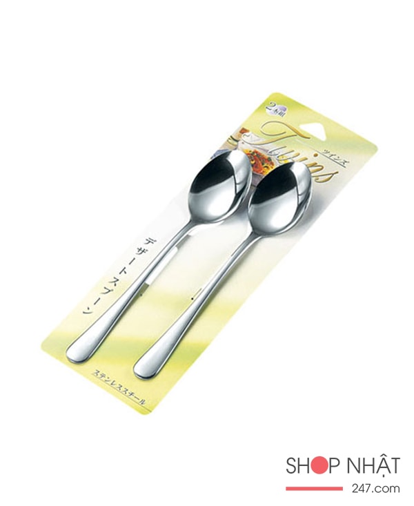 Set 2 thìa inox Twins