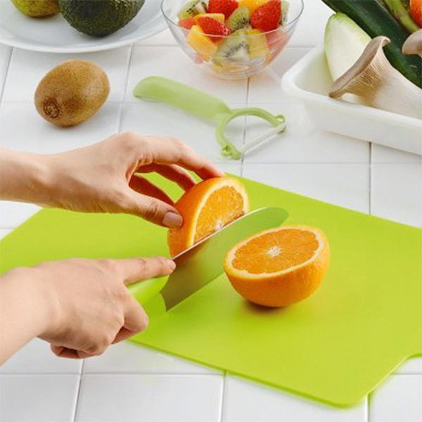 Thớt nhựa dẻo màu xanh lá nội địa Nhật Bản