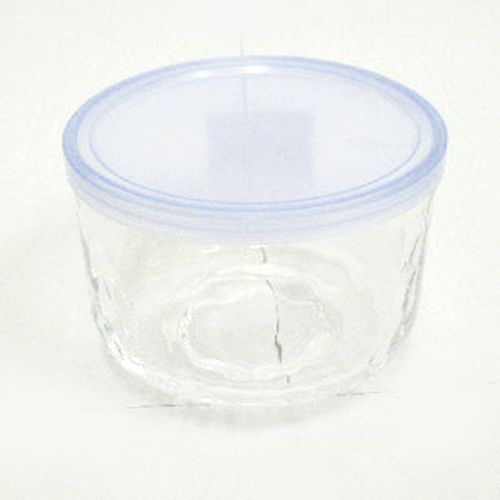 Hộp thủy tinh kim cương Nakaya có nắp đậy màu xanh 420ml nội địa Nhật Bản