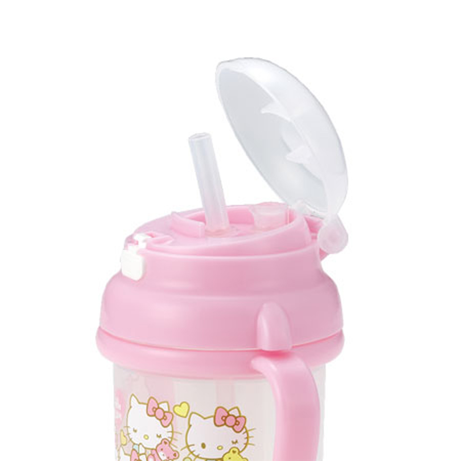 Bình nước vòi hút Hello Kitty