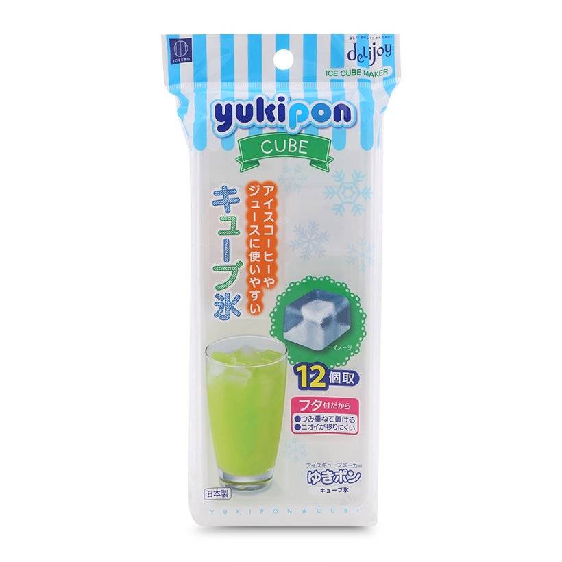 Khuôn làm đá, kem có nắp 12 viên