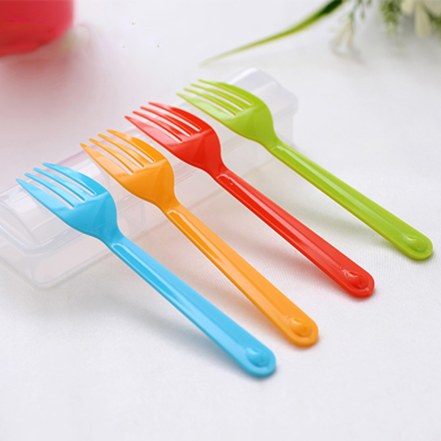 Set 4 dĩa nhựa màu sắc kèm hộp