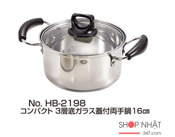 Nồi nấu Inox cao cấp 16cm