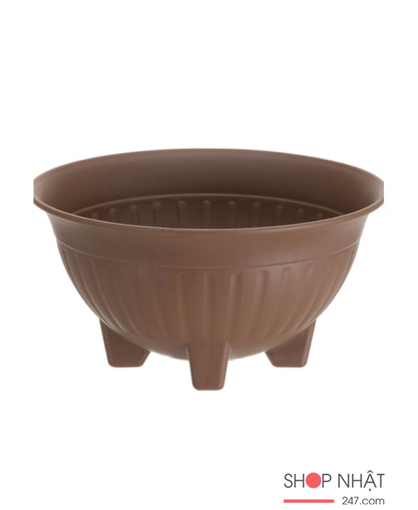 Chậu hoa có chân đế màu nâu 28cm
