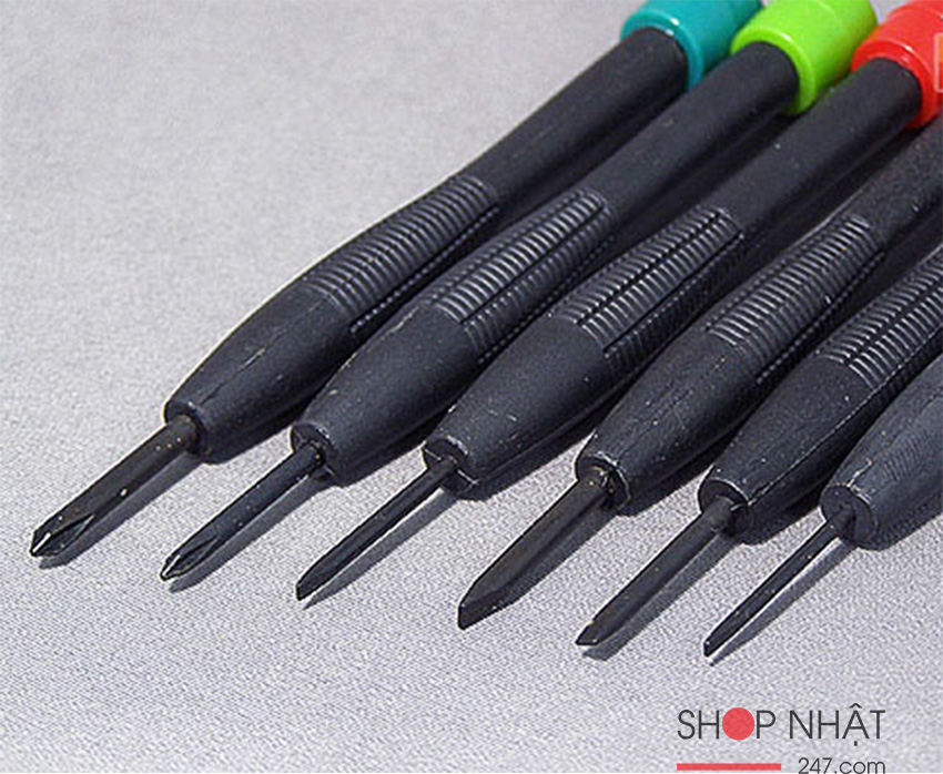 Bộ 6 tô vít bằng thép không rỉ Seria