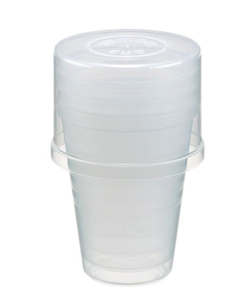 Set 5 cốc nhựa 380ml có nắp úp