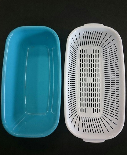Bộ rổ đựng hoa quả kèm khay hứng