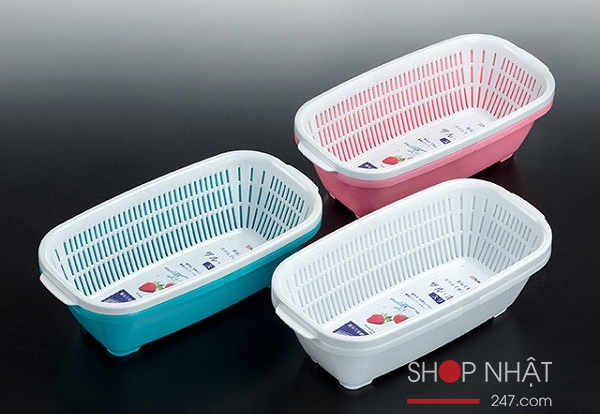 Bộ rổ đựng hoa quả kèm khay hứng
