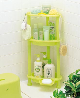 Giá góc đựng đồ phòng tắm 3 tầng Inomata