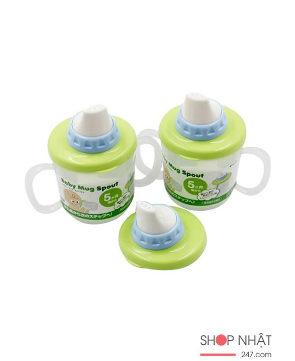 Cốc tập uống có vòi hút (trong suốt)