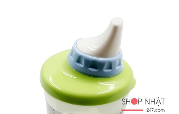 Cốc tập uống có vòi hút (trong suốt)