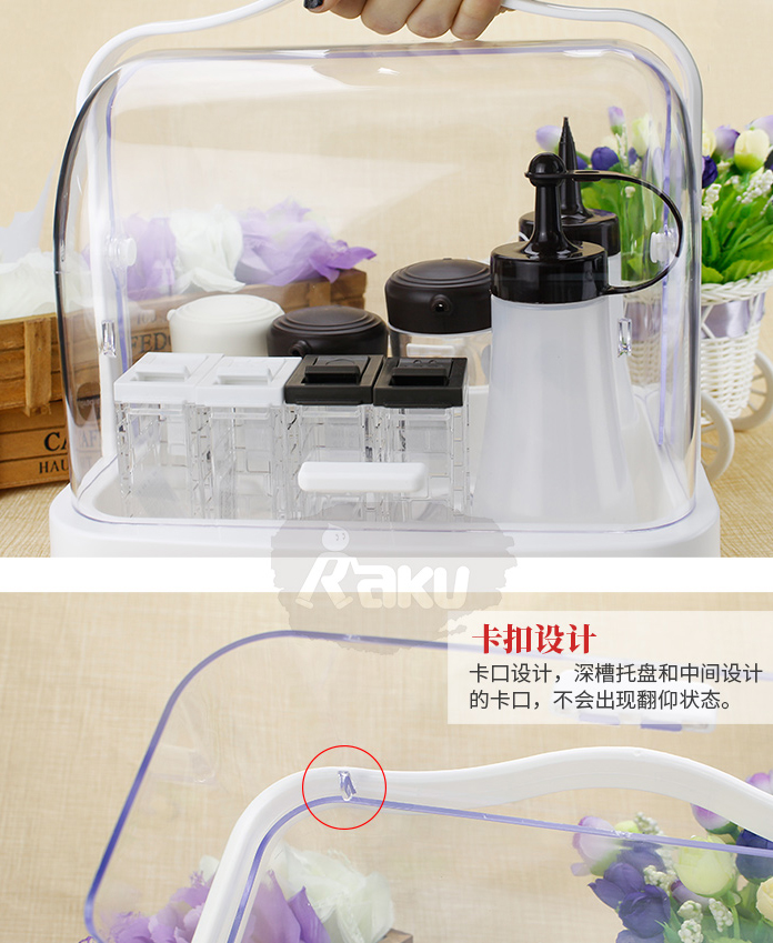 Hộp bảo quản lọ đựng gia vị, nước tương Inomata
