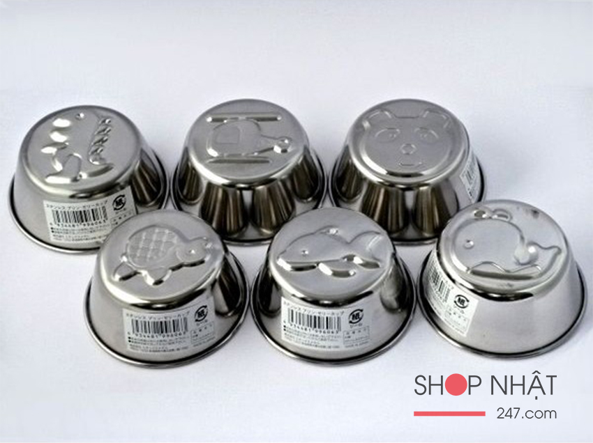 Khuôn inox làm thạch, pudding hình thú ngộ nghĩnh