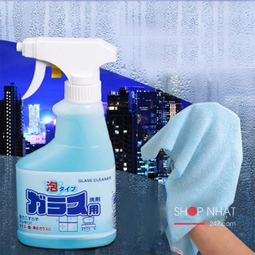 Chai xịt vệ sinh kính 300ml Rocket nội địa Nhật Bản