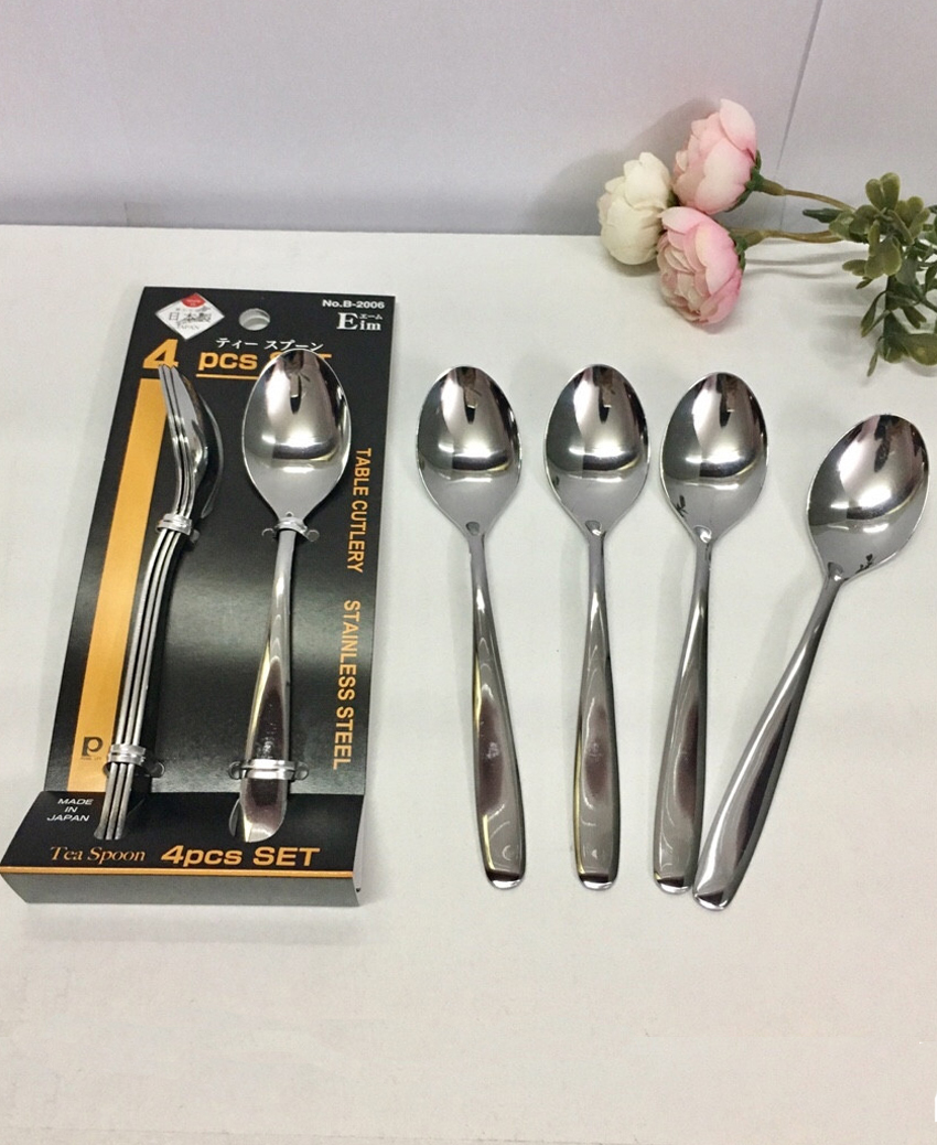 Set 4 thìa inox cỡ to cao cấp