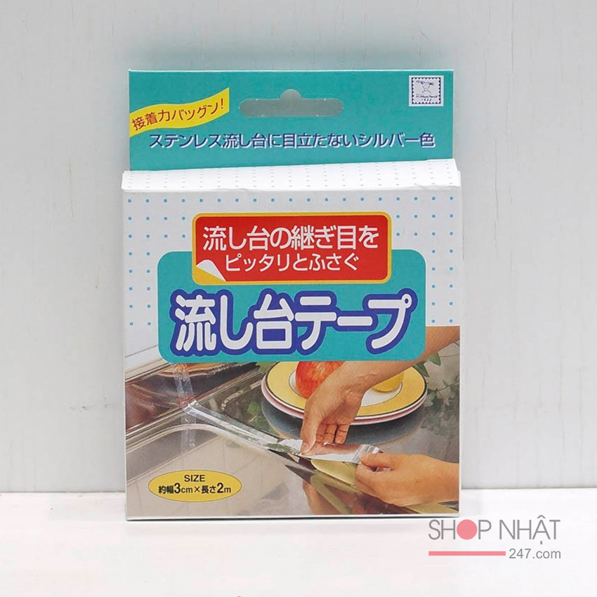 Băng dính nhôm dán kẽ hở ở bếp, bồn rửa bát, bề mặt kim loại