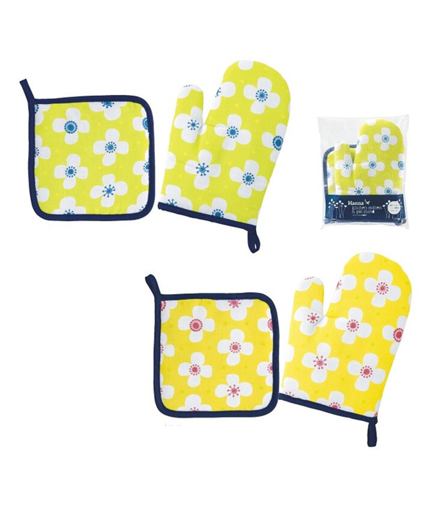 Set găng tay làm bếp và lót nồi màu sắc
