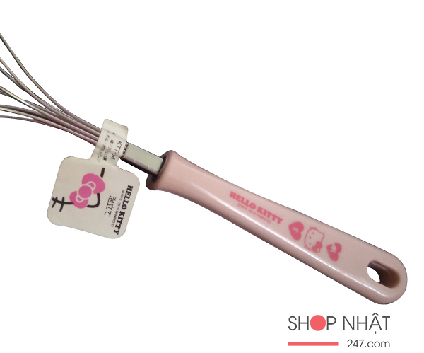 Dụng cụ đánh trứng inox Hello Kitty