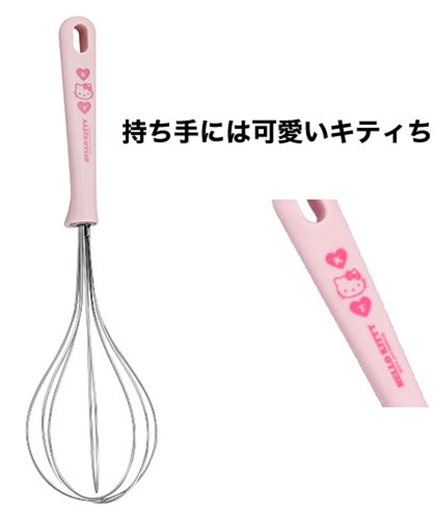 Dụng cụ đánh trứng inox Hello Kitty