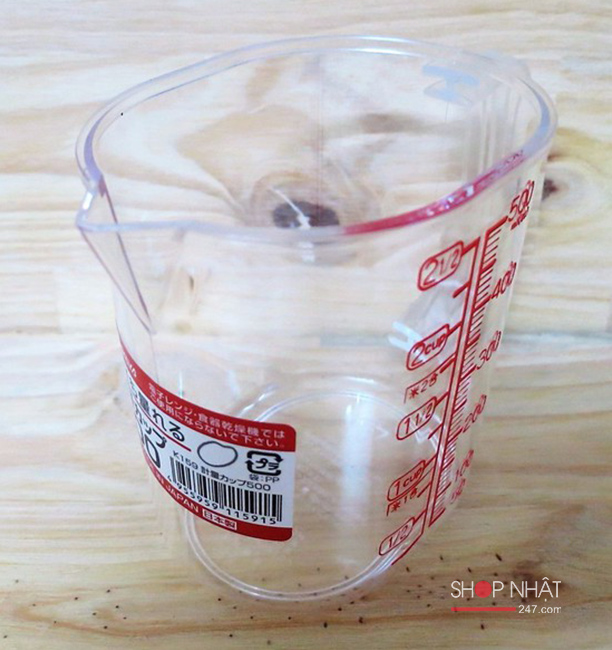 Ca đong chia vạch 500ml Nakaya Hàng nội địa Nhật Bản