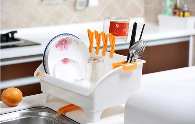 Giá úp bát đĩa thoát nước mọi hướng nội địa Nhật Bản