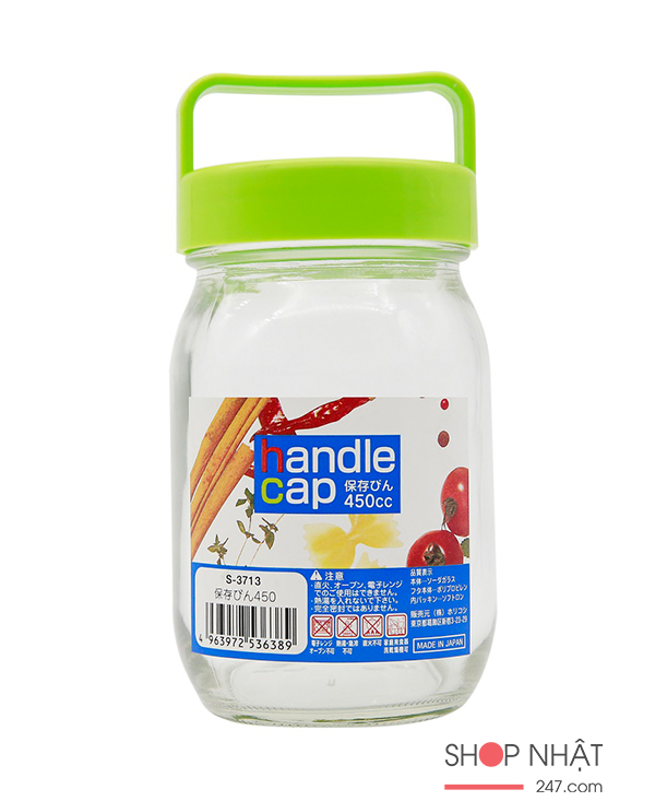 Lọ thủy tinh có quai xách 200ml