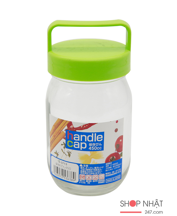 Lọ thủy tinh có quai xách 200ml