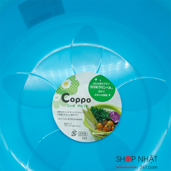 Chậu rửa mặt 4,5L màu xanh