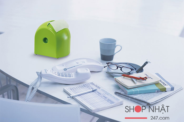 Hộp đựng giấy cuộn Iseto màu xanh