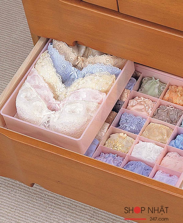 Bộ hộp đựng tất, đồ lót Inomata
