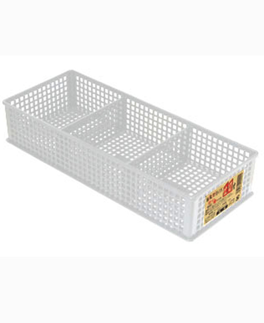 Khay đựng vật dụng chia ngăn dạng lưới màu trắng