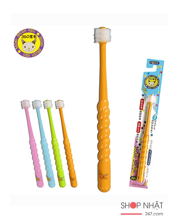 Bàn chải đánh răng 360 độ Higuchi cho trẻ dưới 3 tuổi