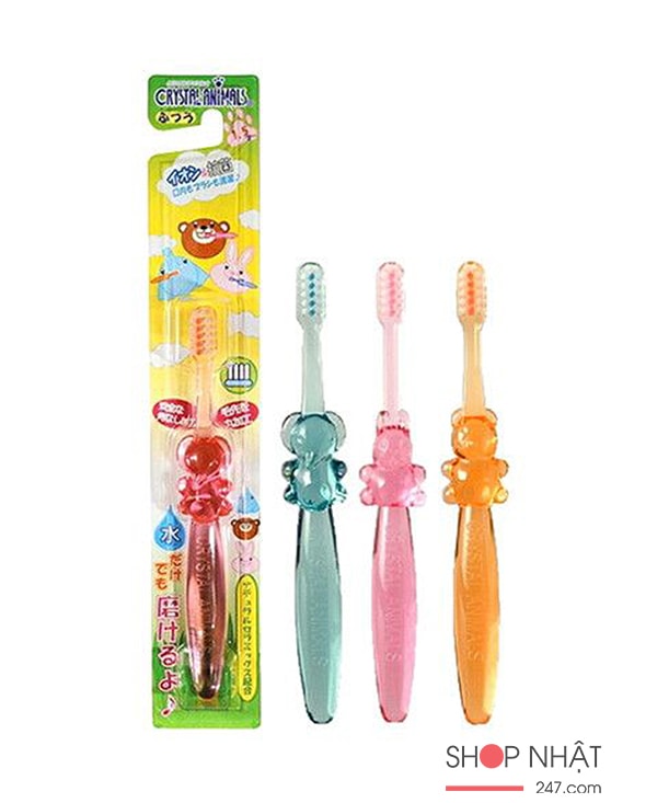 Bàn chải đánh răng ion (không cần dùng kem đánh răng) cho trẻ từ 1,5 tuổi (màu hồng)