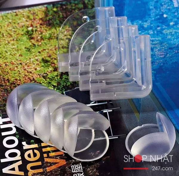 Set 4 bịt cạnh bàn silicon