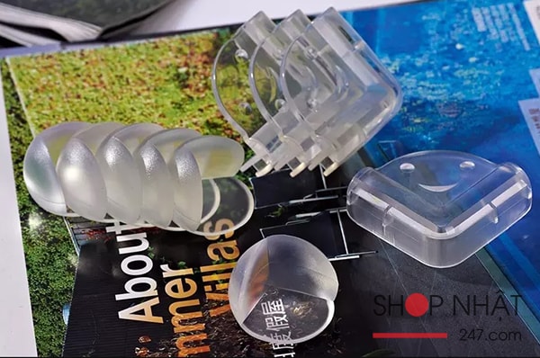 Set 4 bịt cạnh bàn silicon