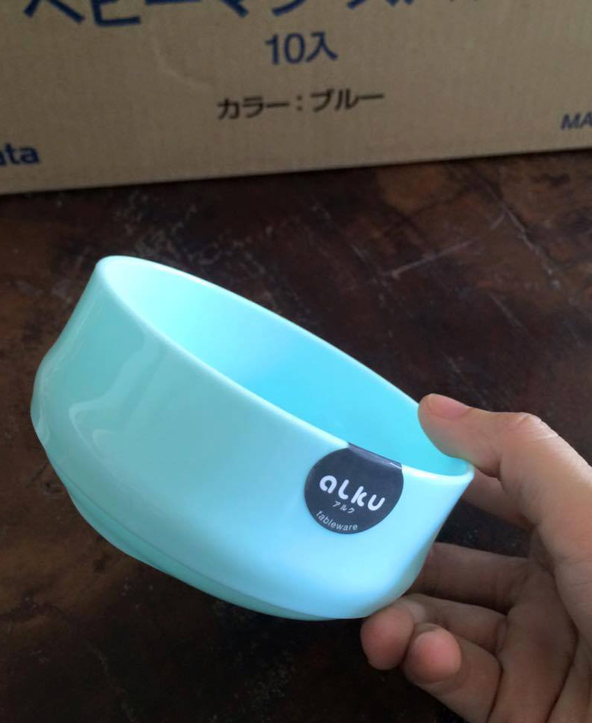 Bát con sâu lòng 10cm màu xanh