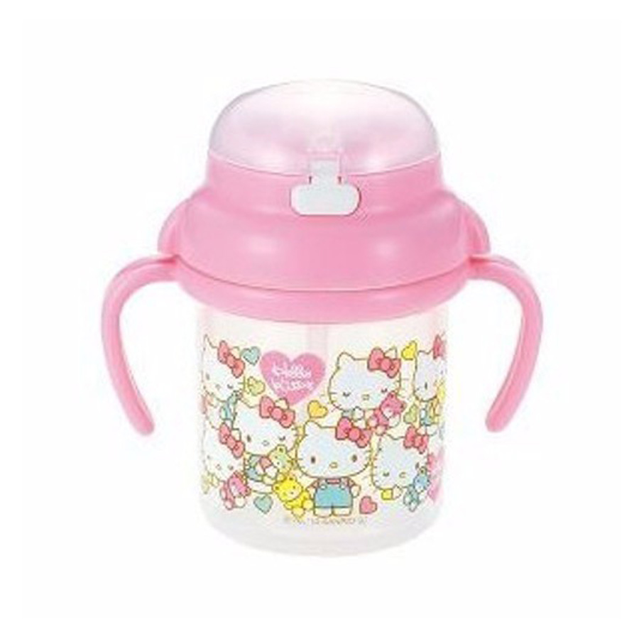 Bình nước vòi hút Hello Kitty