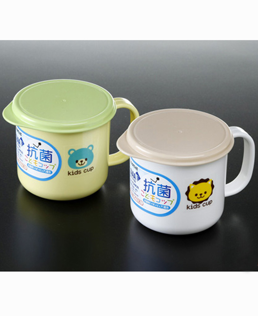 Cốc uống nước tay cầm màu hồng cho bé