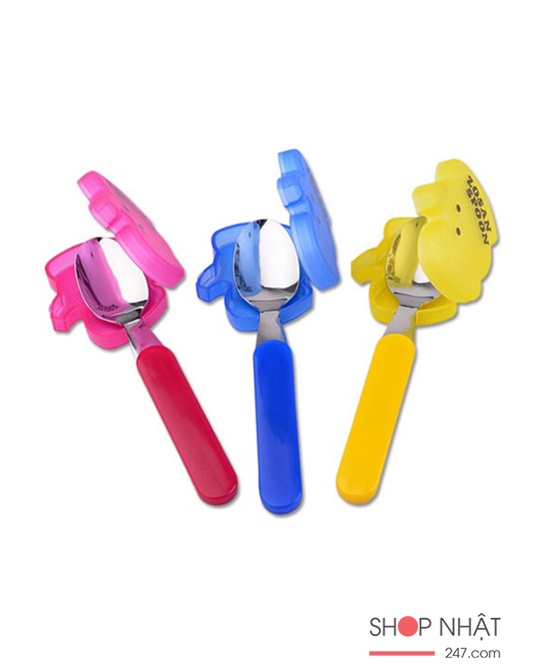 Thìa inox cho bé kèm hộp đựng hình thú