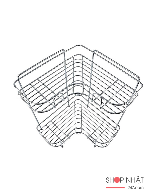 Kệ góc 2 tầng nhà bếp bằng inox