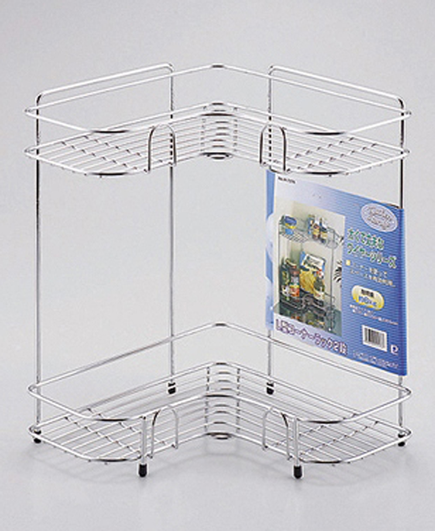 Kệ góc 2 tầng nhà bếp bằng inox