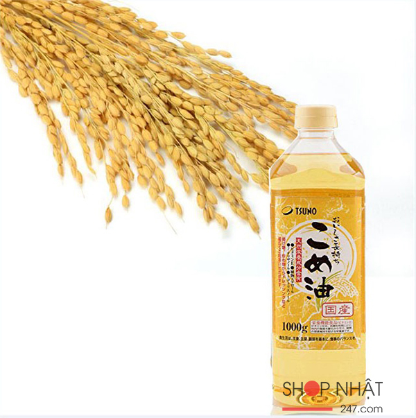 Dầu gạo cao cấp Tsuno 1000gr