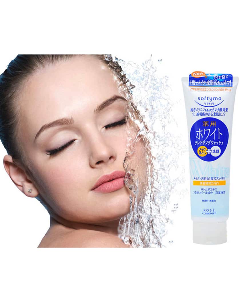 Sữa rửa mặt làm trắng da White Softymo Kose