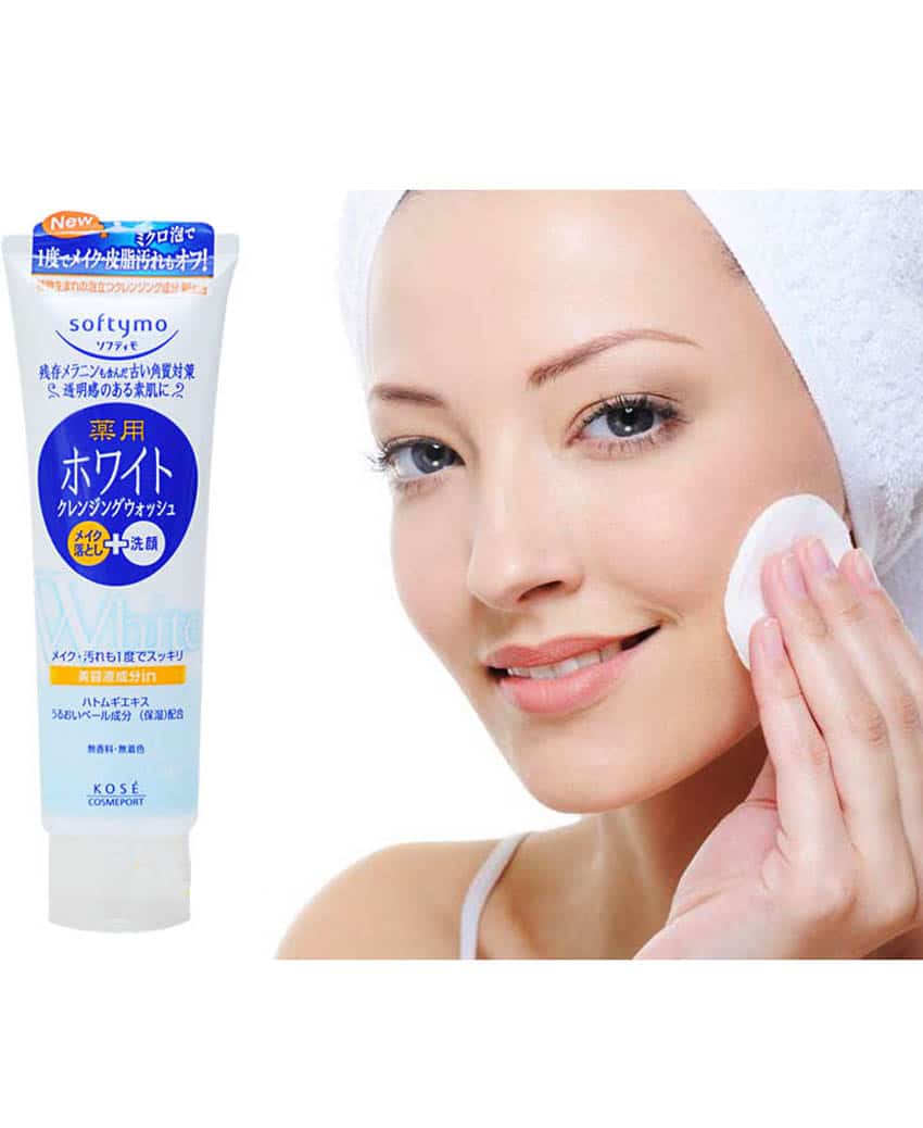Sữa rửa mặt làm trắng da White Softymo Kose