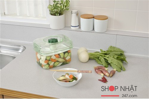 Hộp muối dưa kiệu, đồ chua 1,57L