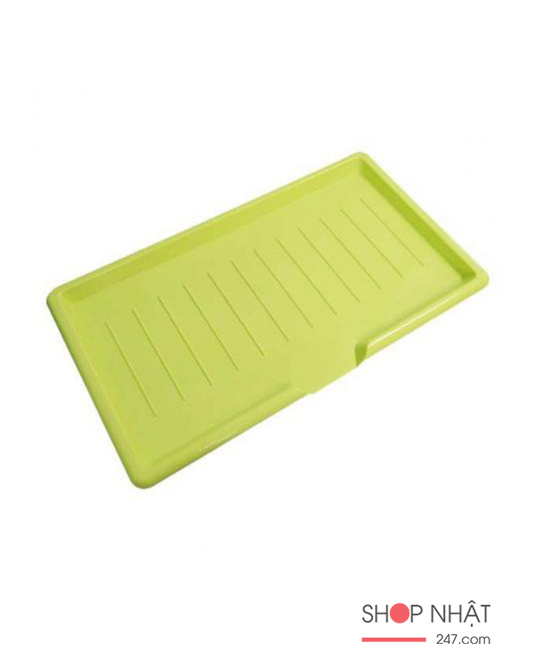 Bộ rổ úp đa năng kèm khay hứng thoát nước màu xanh
